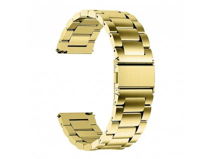 Techsuit remienok 22mm (W010) - Samsung Galaxy Watch (46mm)/Watch 3/Gear S3, Huawei Watch GT/GT 2/GT 3 (46mm) - Zlatá