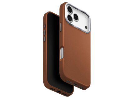 UNIQ - Lyden Leatherette Case - iPhone 17 Pro - Brown