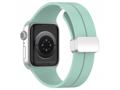 Techsuit Remienok (W011) - Apple Watch 1/2/3/4/5/6/7/8/SE/SE 2/Ultra (42/44/45/49mm) - Teal Green
