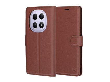 Techsuit - Leather Folio - Xiaomi Redmi Note 15 5G / Note 15 4G / Poco M8 5G - Brown
