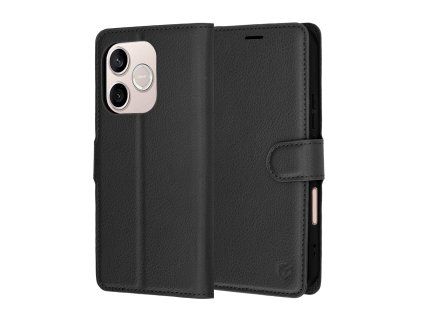 Techsuit - Leather Folio - Honor 600 Lite - Black