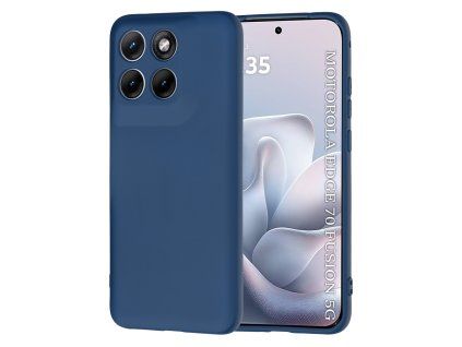 Techsuit - SoftFlex - Motorola Edge 70 Fusion - Navy Blue