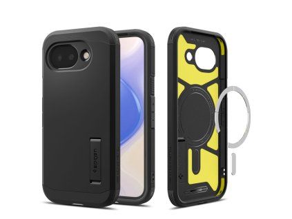 Spigen – Tough Armor MagSafe obal pre Google Pixel 10a – čierny
