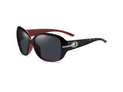 Techsuit - Sunglasses Polarized PC (2012) - UV Protection - Black / Red / Gray