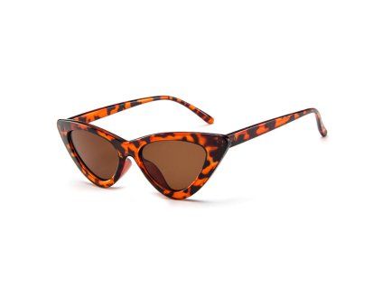 Techsuit - Sunglasses (5040) - for Women, PC Frame and Lens, Triangular - Leopard