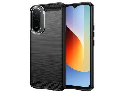 Techsuit - Carbon Silicone - Xiaomi Redmi A7 Pro 4G - Black