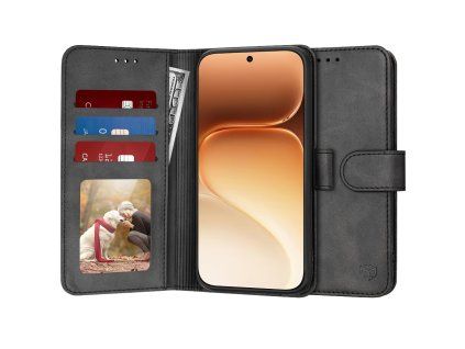 Techsuit - Diary Book - Honor 600 Pro - Black