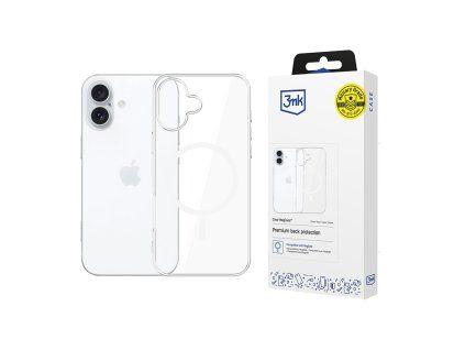 3mk - Clear MagCase obal pre iPhone 16 - transparentný