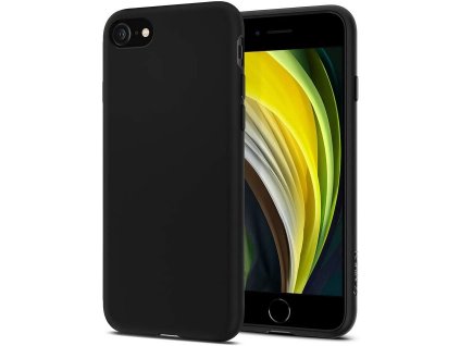 Spigen Liquid Crystal kryt na - iPhone 7 / 8 / SE 2, SE 2020 / SE 3, SE 2022 - čierna
