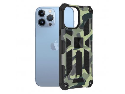 Techsuit Blazor Series kryt na - iPhone 13 pro Max - Camo Lime