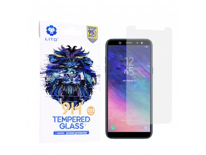 Lito 2.5D Klasické tvrdené Sklo - Samsung Galaxy A6 2018 - transparentná