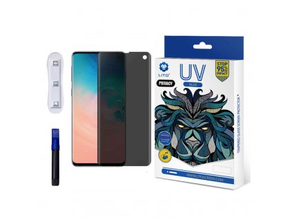 Lito 3D UV tvrdené Sklo - Samsung Galaxy S10 - PRIVACY