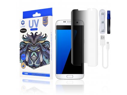 Lito 3D UV tvrdené Sklo - Samsung Galaxy S7 Edge - PRIVACY
