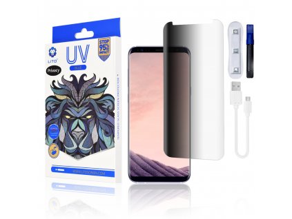 Lito 3D UV tvrdené Sklo - Samsung Galaxy S8 Plus - PRIVACY