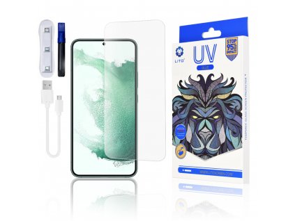 Lito 3D UV tvrdené Sklo - Samsung Galaxy S22 Plus 5G / S23 Plus - Transparentné