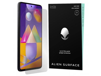 Alien Surface ochranná fólia - Case Friendly - Samsung Galaxy M31s - Transparent