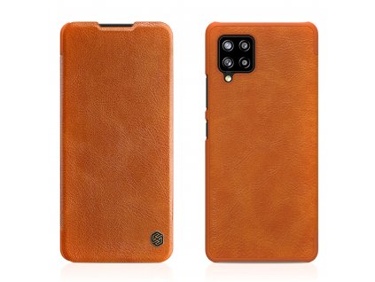 Qin Leather Case - Samsung Galaxy A42 5G - Brown