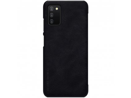 Nillkin Qin Kožený obal pre - Samsung Galaxy A03s - čierna