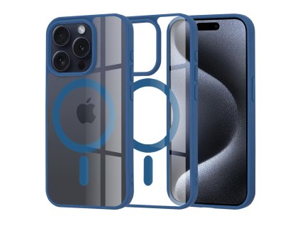 Techsuit MagSafe PRO obal na - iPhone 15 pro - modrá