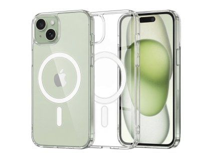 Techsuit MagSafe PRO obal na - iPhone 15 Plus - Transparent