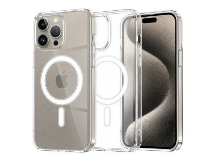 Techsuit MagSafe PRO obal na - iPhone 15 pro Max - Transparent