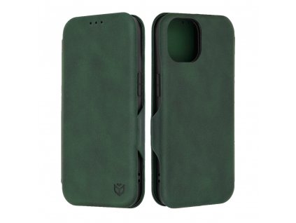 Techsuit Safe Wallet Plus otvárací obal na - iPhone 15 - Green