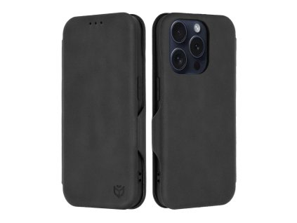 Techsuit Safe Wallet Plus otvárací obal na - iPhone 15 pro - čierna