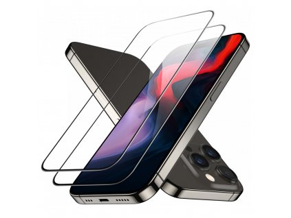 ESR Screen Shield tvrdené sklo pre (2 balenia) - iPhone 15 pro - transparentná