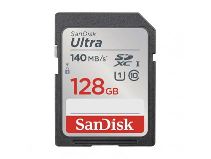 SanDisk Pameťová karta ULTRA SDXC 128GB 140MB/s UHS-I Class 10