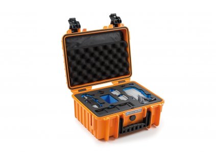 B&W Cases puzdro B&W typ 3000 pre DJ Mavic Air 2 / Air 2S - oranžové