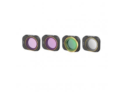 Sunnylife Sada 4 filtrov UV+CPL+ND4+ND8 pre DJI Mini 3 pro (MM3-FI418).