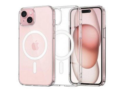 Techsuit MagSafe PRO obal na - iPhone 15 - Transparent