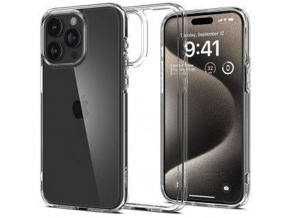 Spigen Ultra Hybrid obal na - iPhone 15 pro Max - transparentná