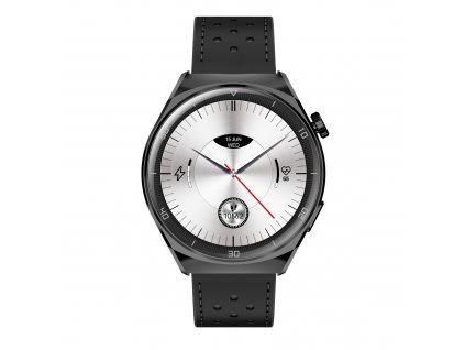 Smart hodinky Garett V12 čierna kožený