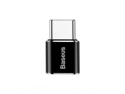 Baseus Adaptér Micro USB na USB typu C - čierny