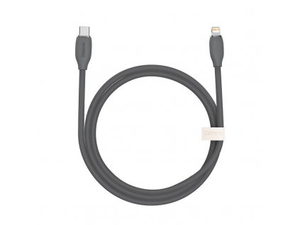 Baseus Jelly Kábel USB-C na Lightning, 20W, 1,2 m (čierny)
