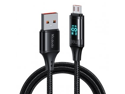 Mcdodo Kábel CA-1070 USB na Micro USB, 3A, 1,2 m (čierny)