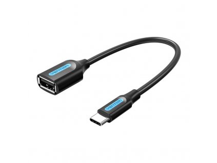 Vention adaptér OTG USB-C 2.0 samec na samičku USB-A CCSBB 0.15m (čierny)