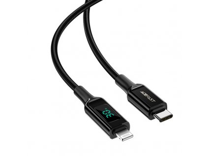 Acefast Kabel USB-C na Lightning  C6-01, 30W, MFi, 1,2 m (černý)