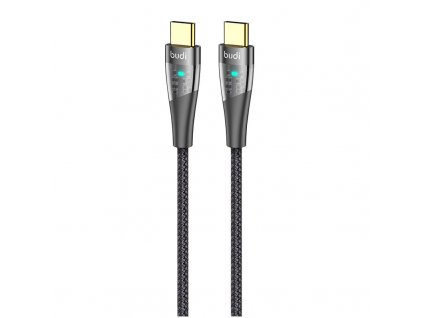 Budi Kabel USB-C na USB-C  65W, 1,5 m (černý)