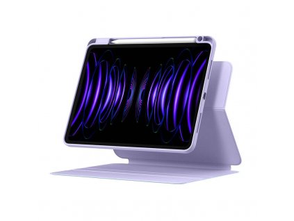 Baseus Minimalist Series iPad pro 12.9 Magnetické ochranné puzdro (fialové)