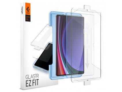 Spigen Glas.tR EZ-FIT ochranné sklo na - Samsung Galaxy Tab S9 Plus - transparentná