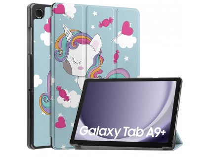 Techsuit Foldpro ochranné puzdro pre - Samsung Galaxy Tab A9 Plus - Unicorn