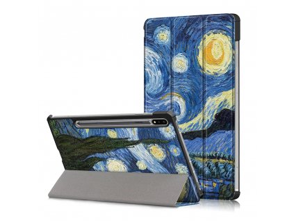 Techsuit Foldpro ochranné puzdro pre - Samsung Galaxy Tab S8 Ultra / S9 Ultra - Starry Night