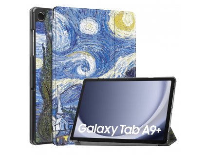 Techsuit Foldpro ochranné puzdro pre - Samsung Galaxy Tab A9 Plus - Starry Night