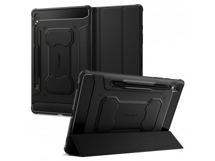 Spigen Rugged Armor PRO ochranný obal pre - Samsung Galaxy Tab S9 - Čierna