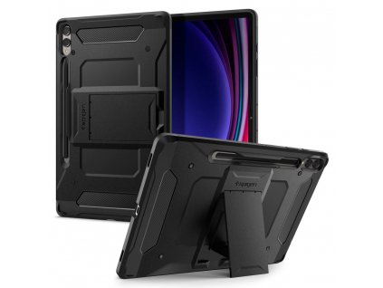 Spigen Tough Armor PRO obal na - Samsung Galaxy Tab S9 Plus - Čierna