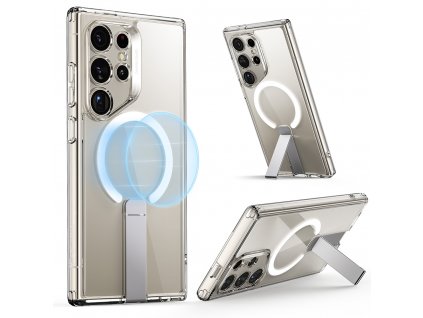 Boost Flickstand HaloLock kryt pre - Samsung Galaxy S24 Ultra - transparentná