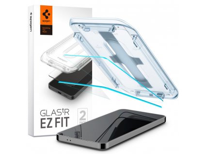 Spigen Glas.tR EZ-FIT ochranné sklo (2 kusy) - Samsung Galaxy S24 Plus - transparentná