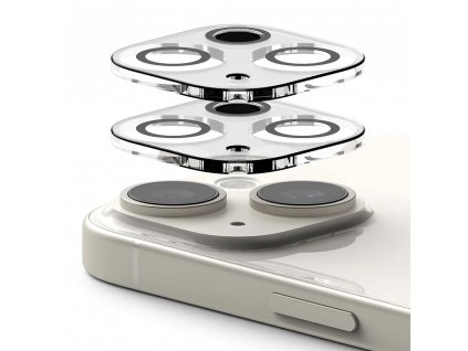 Ringke Ochranné sklo na kameru (2 kusy) - iPhone 15 / 15 Plus - Priehľadné